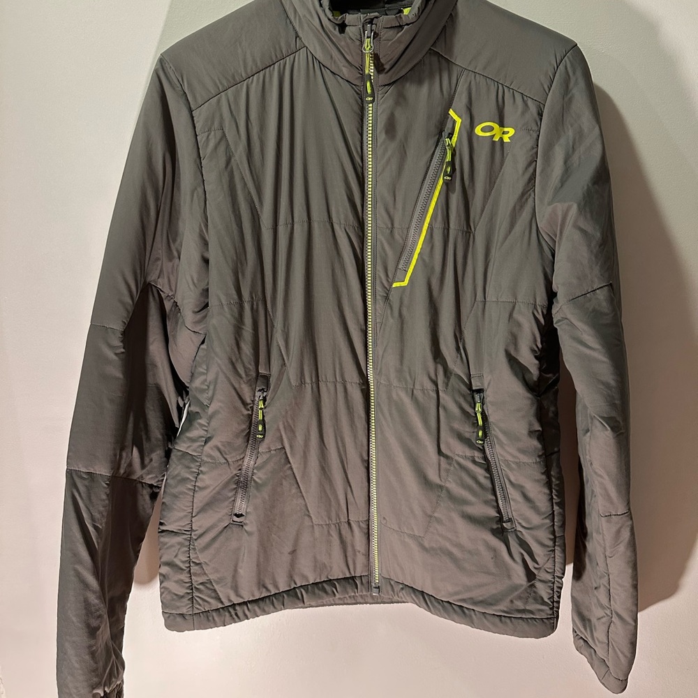Men’s Outdoor Research Gray Insulated Jacket